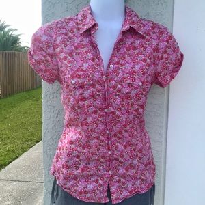 💥 H&M Floral button-down shirt